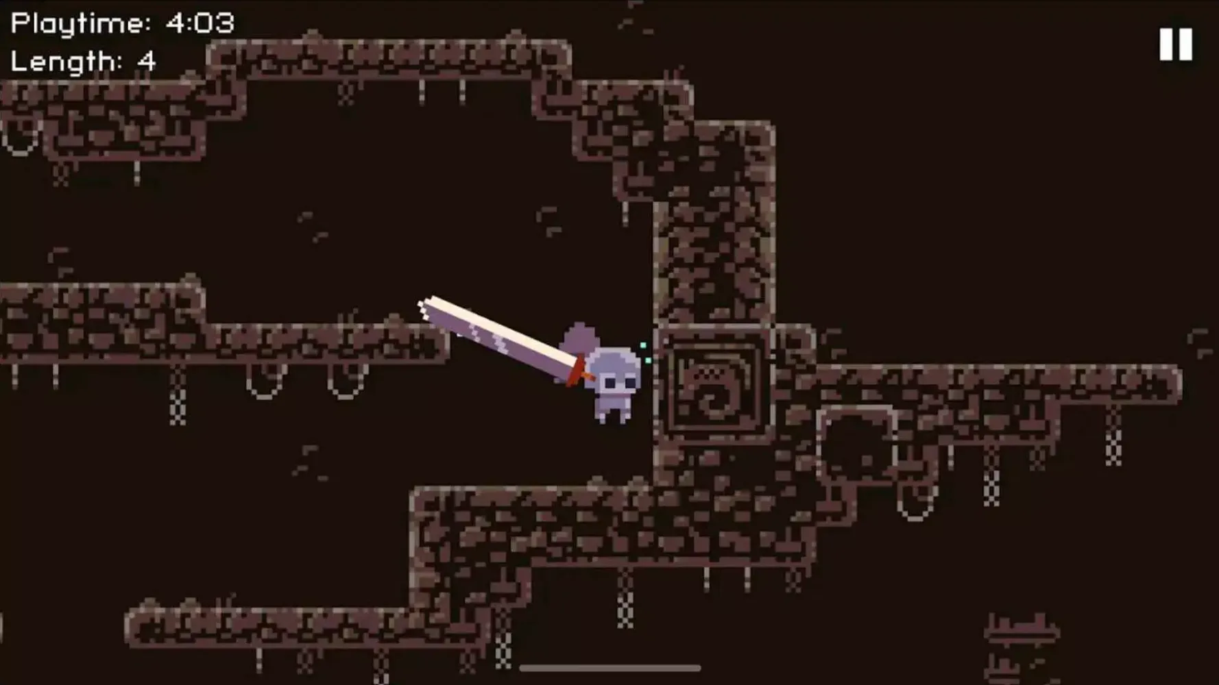 Capturas de tela do Deepest Sword