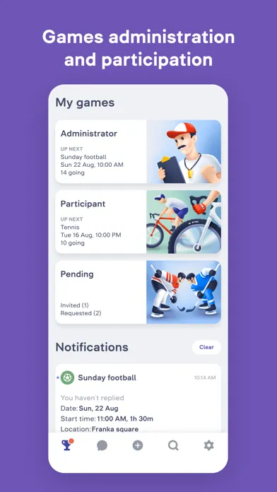 GameOn! Screenshots