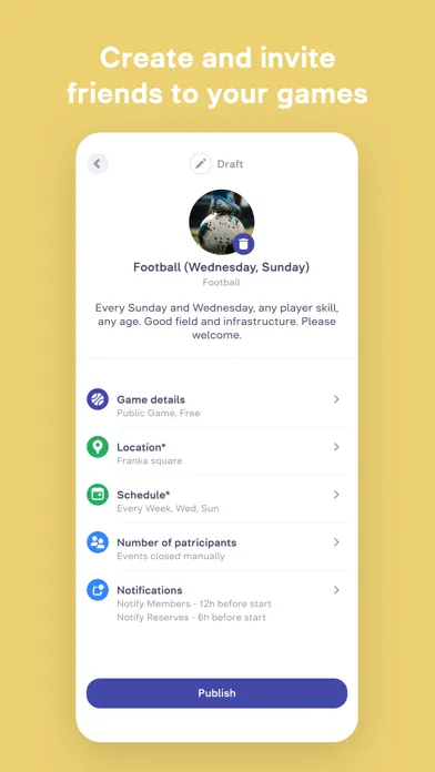 GameOn! Screenshots