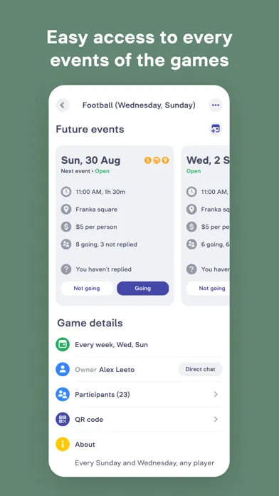 GameOn! Screenshots