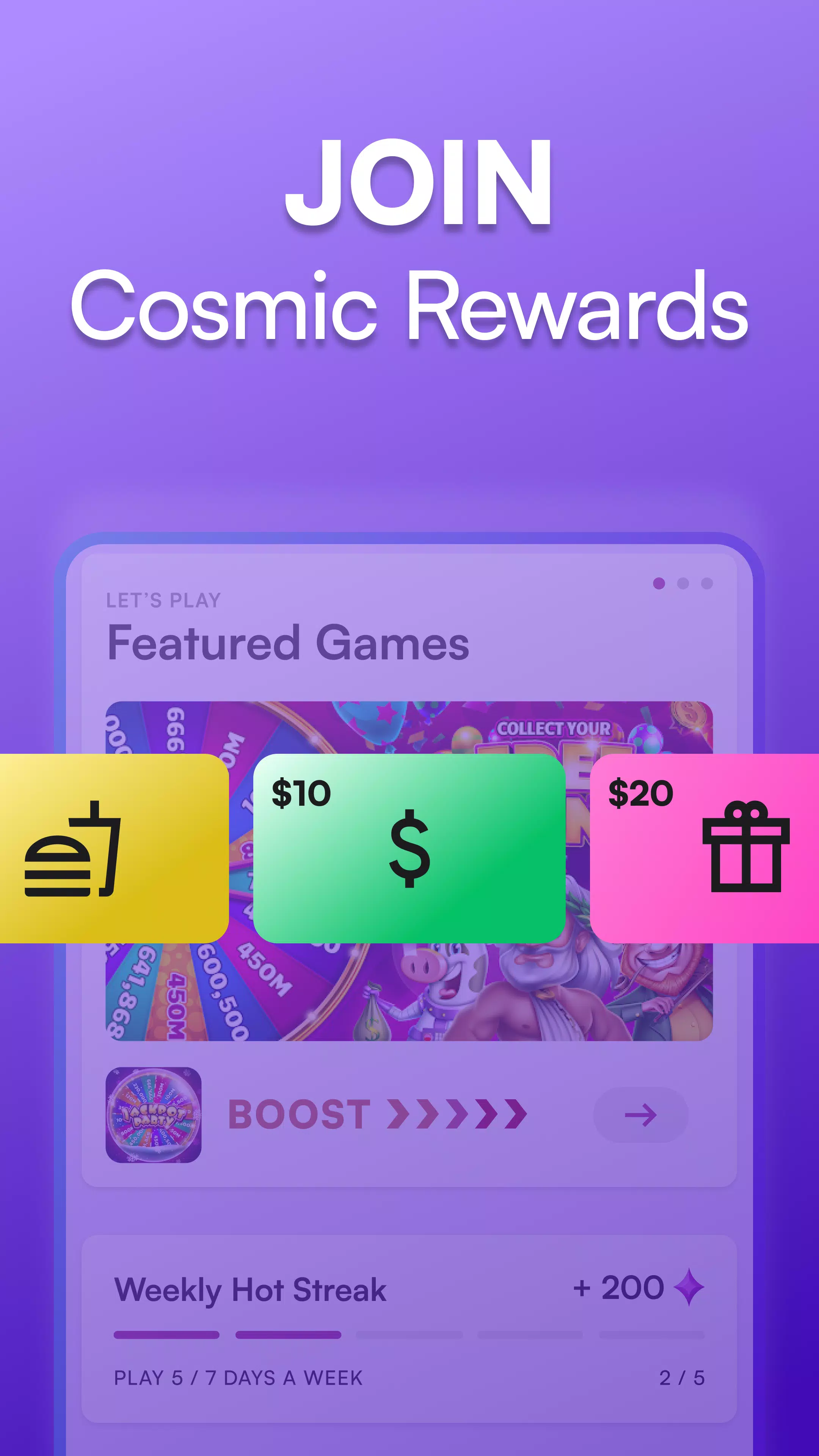 Cosmic Rewards Screenshots