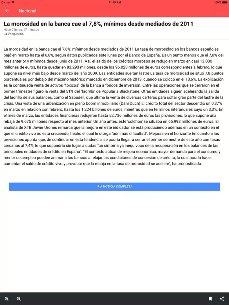 EcovaNews iPad  スクリーンショット
