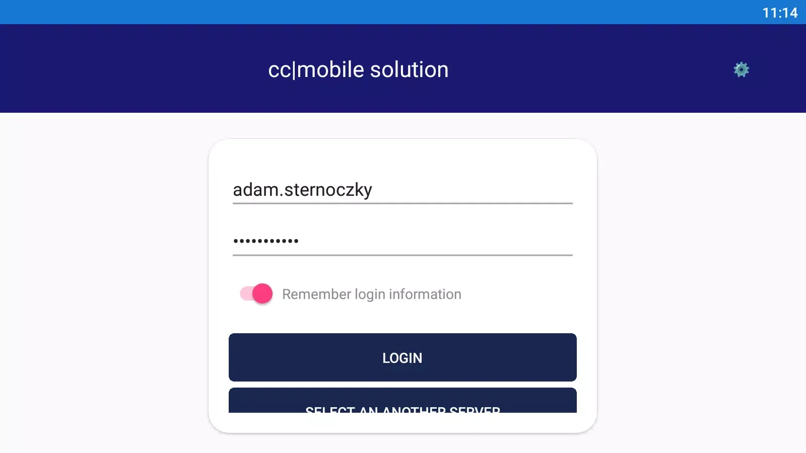 ภาพหน้าจอของ COSMO Mobile Solution