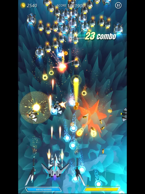 Tangkapan skrin Star Sky Shooter iPad 