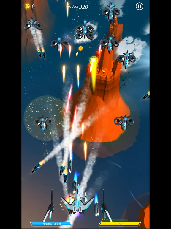 Tangkapan skrin Star Sky Shooter iPad 
