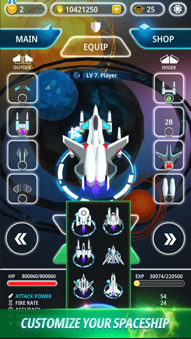 Tangkapan skrin Star Sky Shooter