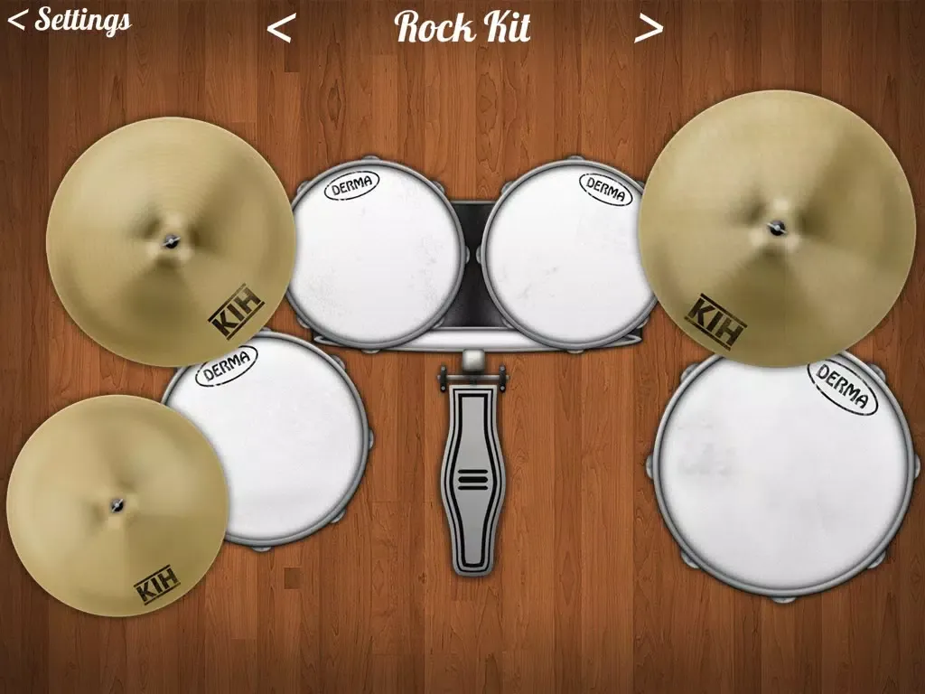 Capturas de tela do Drums HD Lite iPad 