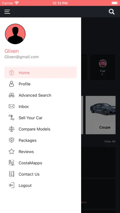 Tangkapan layar CostaMapps Autotrader