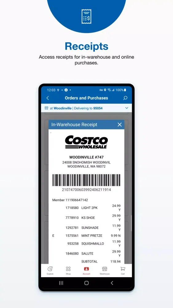 Скриншоты Costco Wholesale