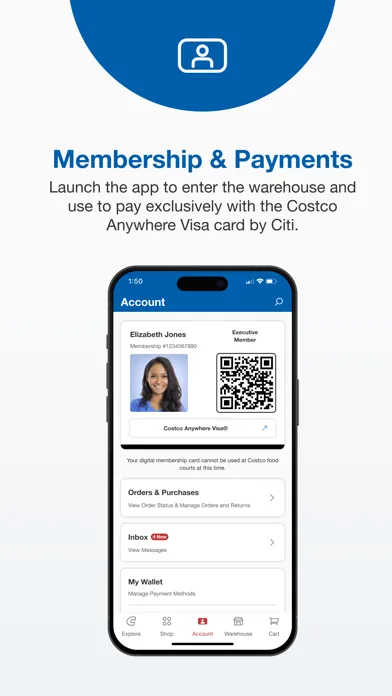 Ảnh chụp màn hình của Costco