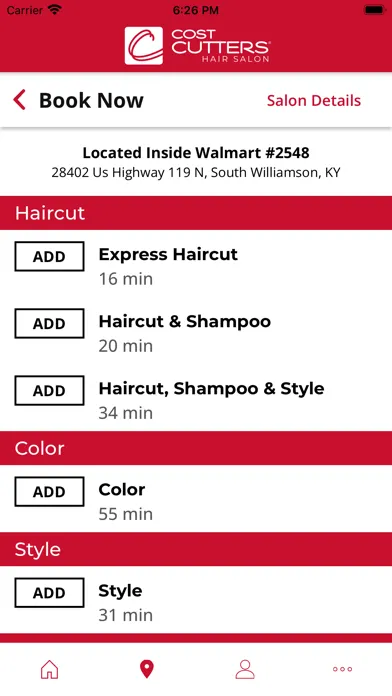 Cost Cutters Hair Salon سکرین شاٹس