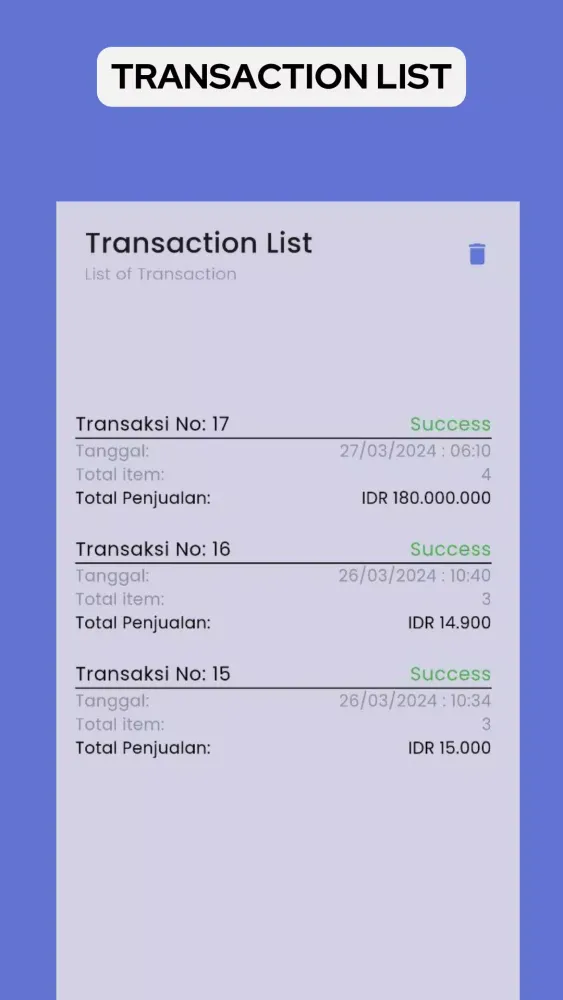 Capturas de pantalla de App Kasir Offline Simple POS