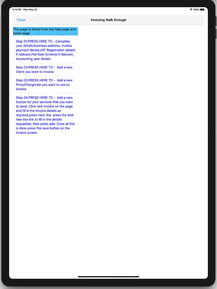 Скриншоты Costrak Accounts: Invoicing iPad 