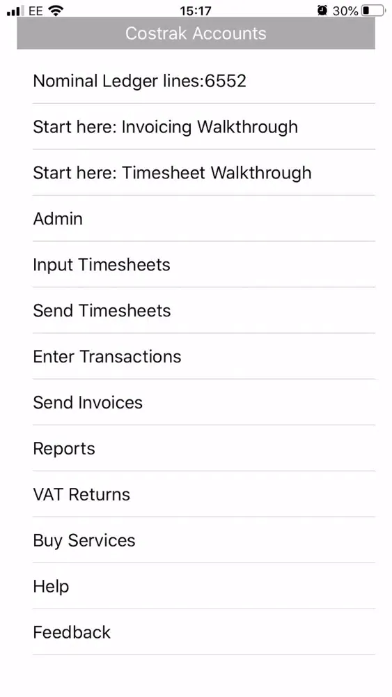 Скриншоты Costrak Accounts: Invoicing