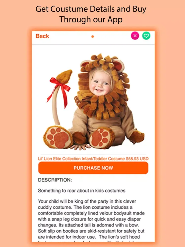 Скриншоты Costume Swipe - Shop 1000's of Halloween Costumes iPad 