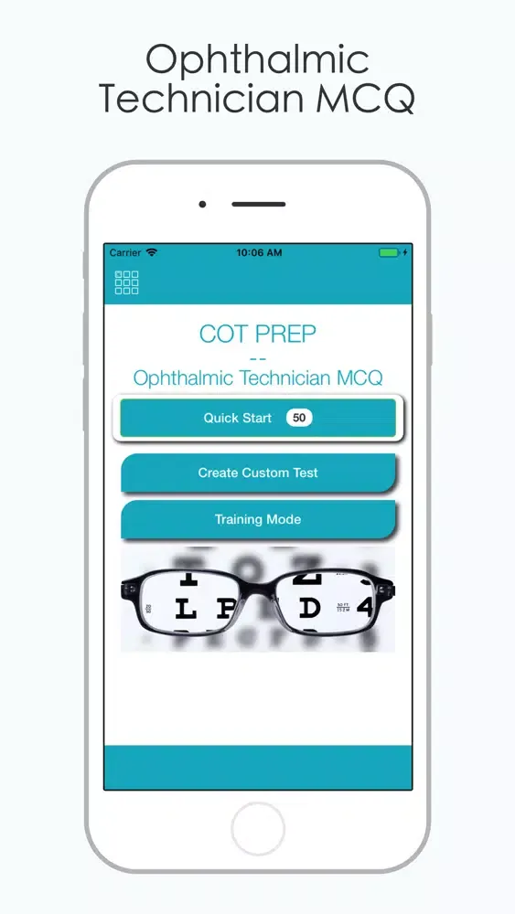 Capturas de tela do COT Test Prep