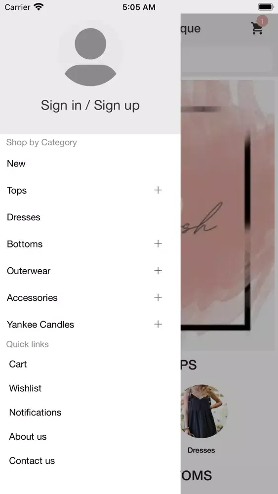 Capturas de tela do Cotton Posh Boutique