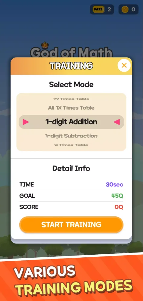 Screenshot di God of Math
