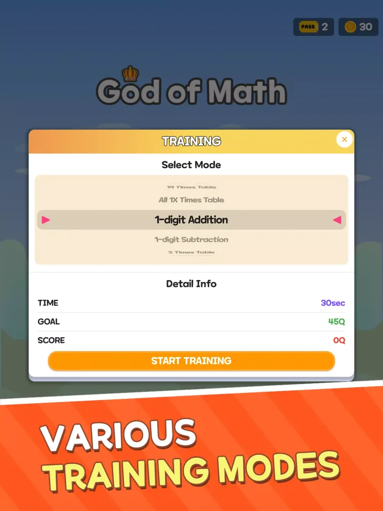 Screenshot di God of Math