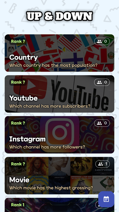 Trivia Quiz - Up & Down Ekran Görüntüleri