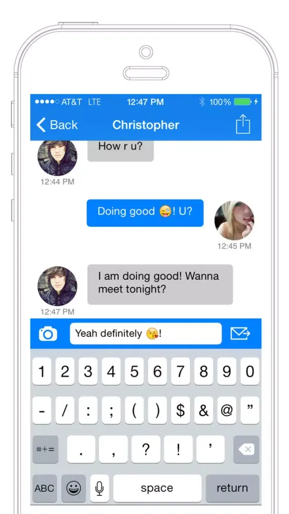 Captures d'écran de LetsFlirt