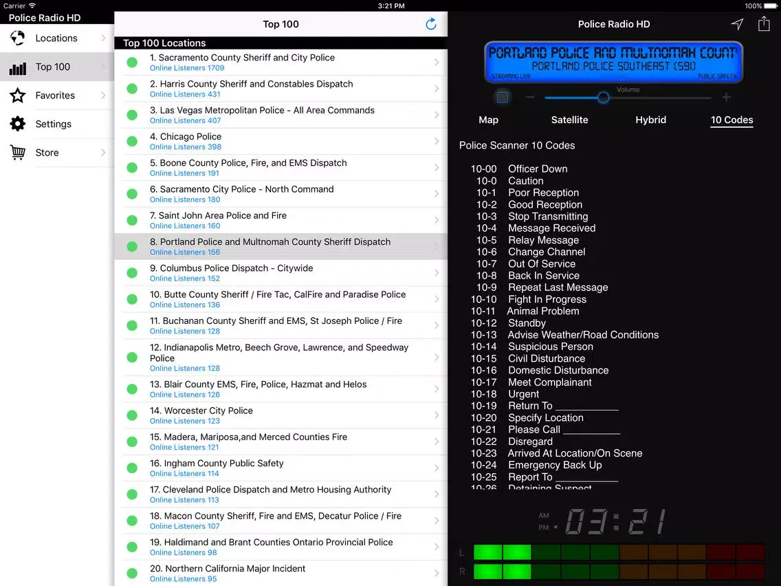 Screenshot di Police Radio HD iPad 