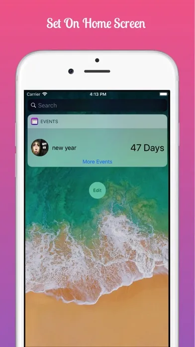 Tangkapan layar Count Down Widget 2017
