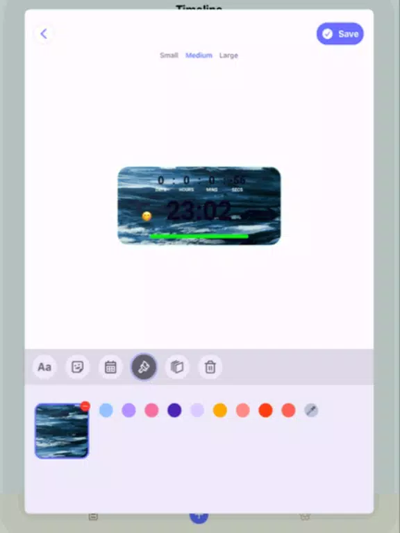 Zrzuty ekranu Countdown Widget and Timer App iPad 