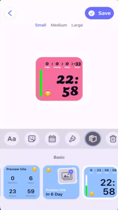 Zrzuty ekranu Countdown Widget and Timer App