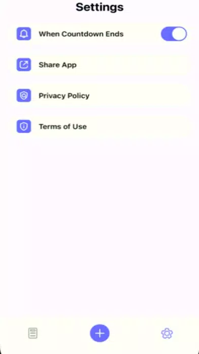 Zrzuty ekranu Countdown Widget and Timer App