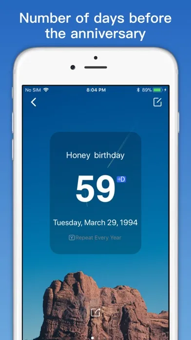 Скриншоты Days Countdown - date reminder