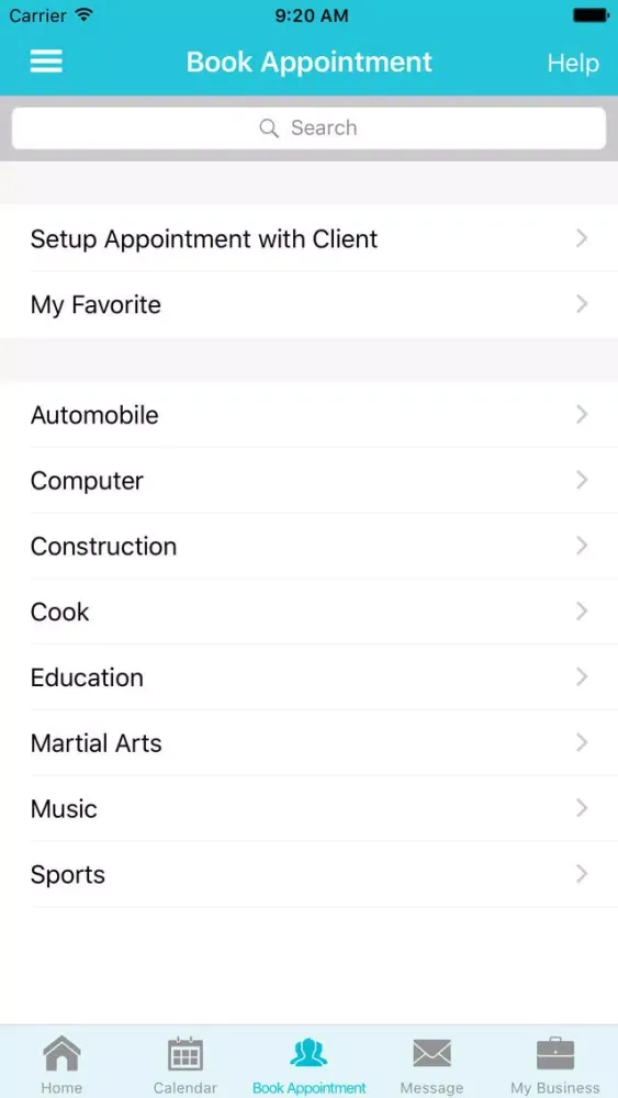 CounterBean - Appointment scheduling in real time سکرین شاٹس