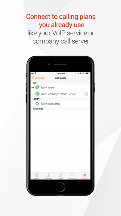 Screenshot di Bria - VoIP Softphone