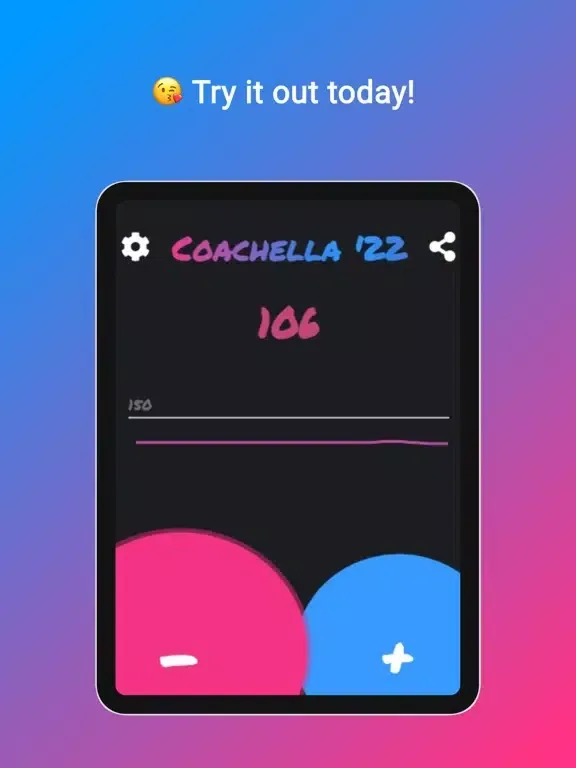 People Counter - Digital Tally iPad  スクリーンショット