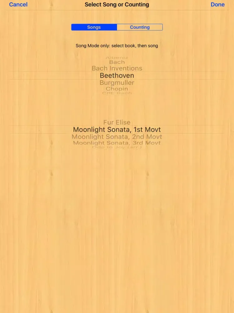 Capturas de pantalla de Count Me In Music Tutor iPad 