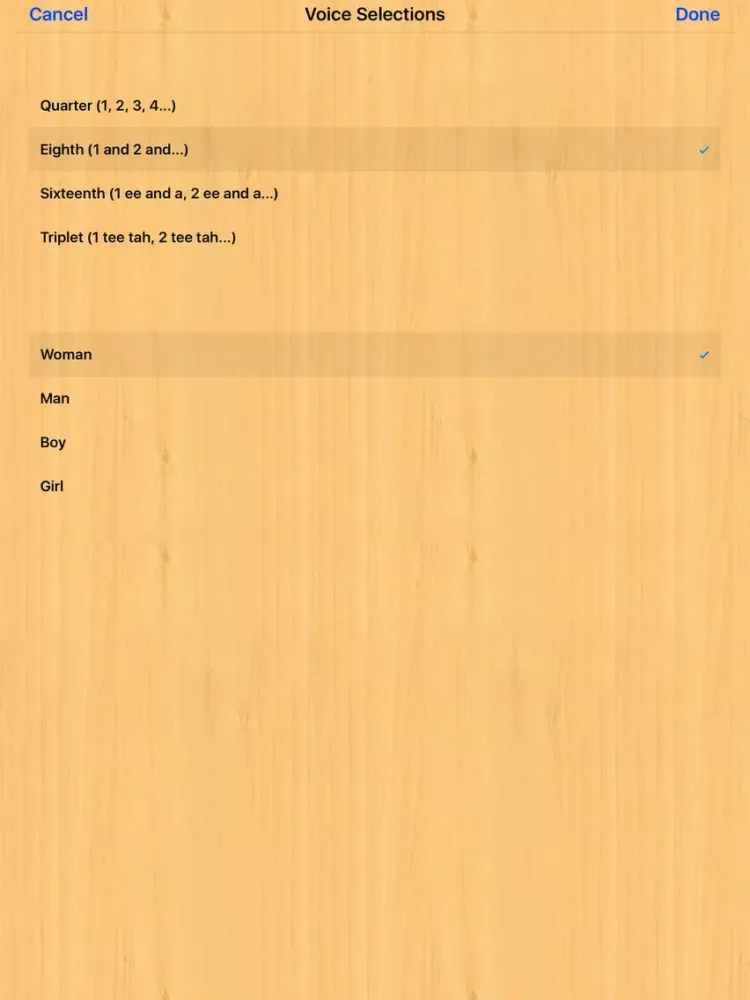 Capturas de pantalla de Count Me In Music Tutor iPad 