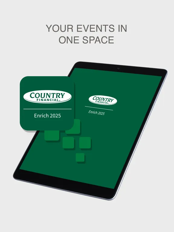 Ảnh chụp màn hình của COUNTRY Financial Enrich iPad 