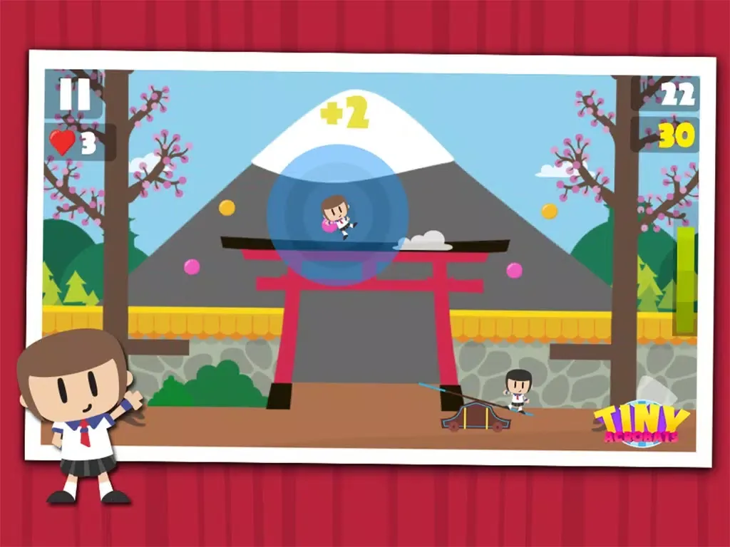 Tiny Acrobats - The Endless Circus Adventure iPad  Ekran Görüntüleri