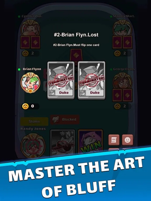 Capturas de pantalla de Coup Online - Board Game iPad 