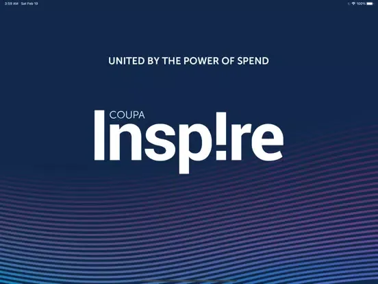 Capturas de tela do Coupa Inspire 2022 iPad 