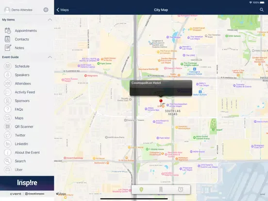 Capturas de tela do Coupa Inspire 2022 iPad 