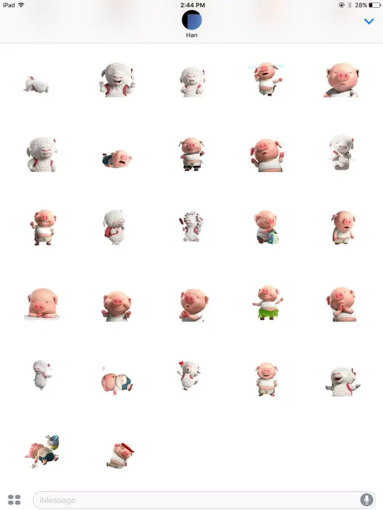 Couplemoji: Pig & Sheep iPad 應用截圖