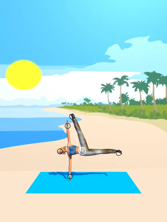 Capturas de pantalla de Lucky Girls Couples Yoga Poses iPad 