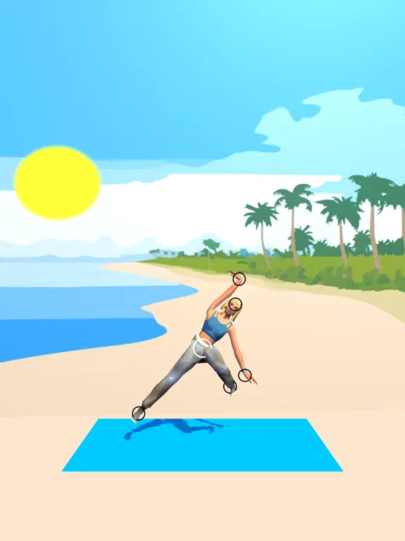Capturas de pantalla de Lucky Girls Couples Yoga Poses iPad 