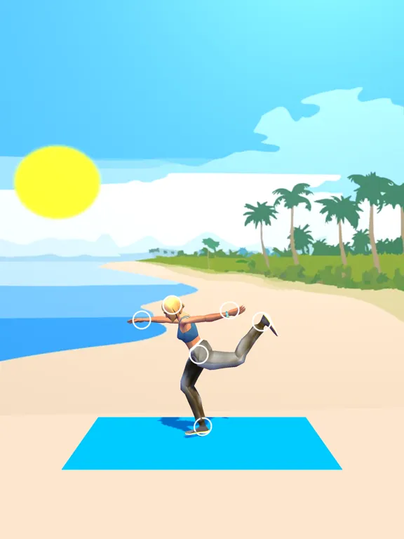 Capturas de pantalla de Lucky Girls Couples Yoga Poses iPad 