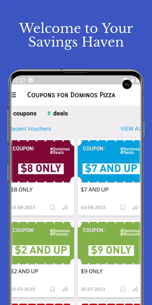 Coupons for Dominos Screenshots