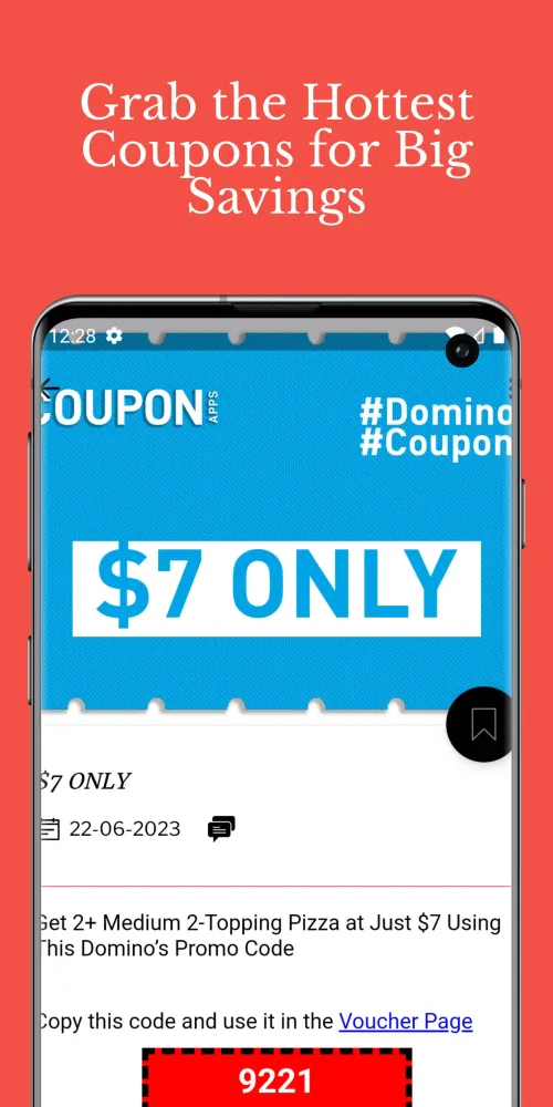 Coupons for Dominos Screenshots