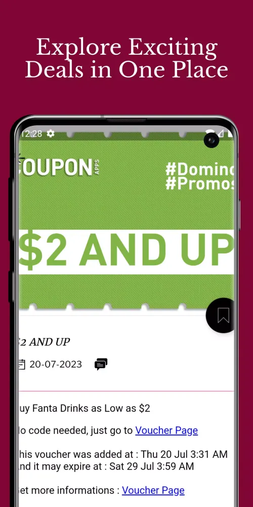 Coupons for Dominos Screenshots