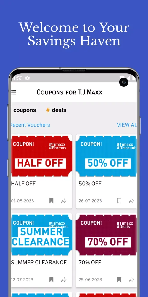 Coupons for Tjmax应用截图