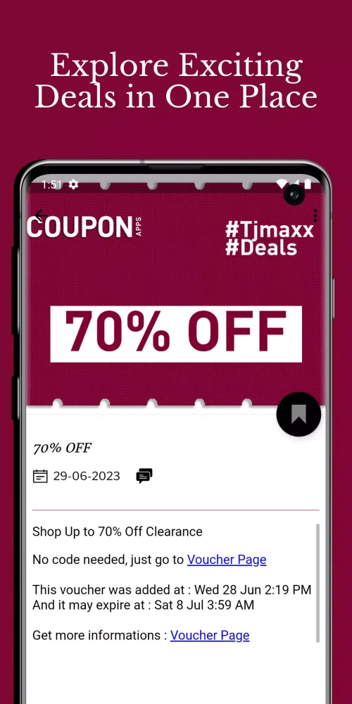 Coupons for Tjmax应用截图